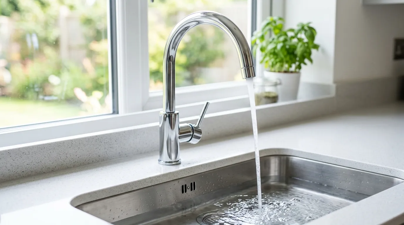 Local Plumbing Master Pros same day plumber fixing a faucet in Kyle, TX